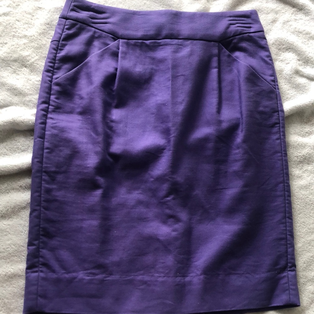 J Crew lavender pencil skirt